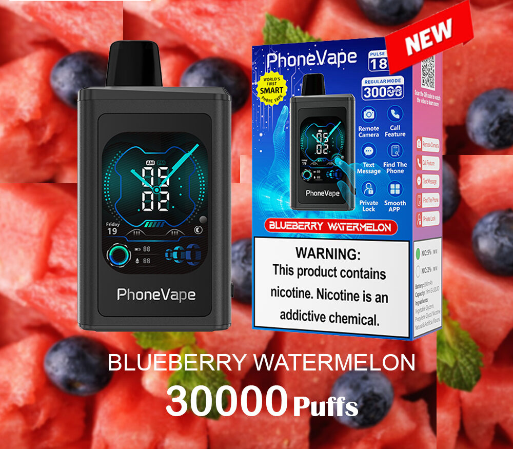 JNR PhoneVape BLUEBERRY WATERMELON - 30000 PUFFS