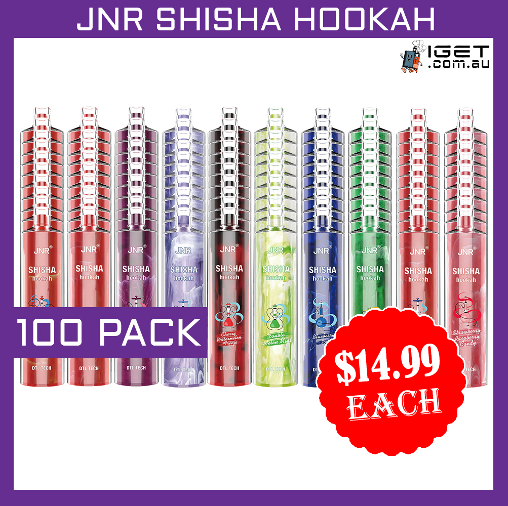 JNR SHISHA HOOKAH 12000 PUFFS - 100 PACK — Buy Online Australia | Aussie Vape