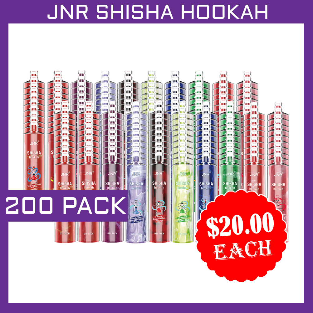 JNR SHISHA HOOKAH - 12000 PUFFS - 200 PACK — Buy Online Australia | Aussie Vape