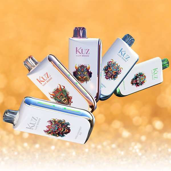 Kuz LUX 9000 Puffs 5 - Pack Bundle