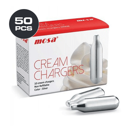 MOSA CREAM CHARGERS N2O - 50 PACK — Buy Online Australia | Aussie Vape