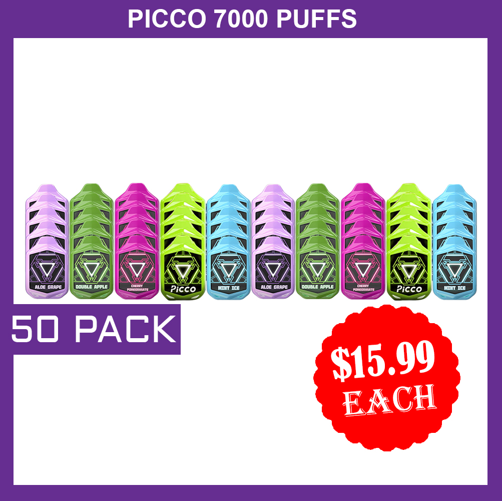 PICCO 7000 PUFFS - 50 PACK — Buy Online Australia | Aussie Vape