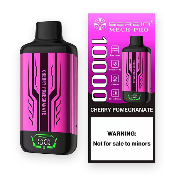 SEREIN MECH - PRO 10000 Puffs Cherry Pomegranate