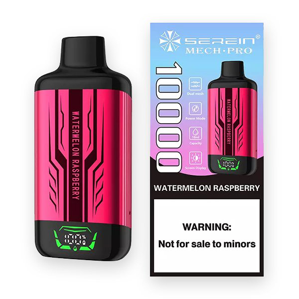 SEREIN MECH - PRO 10000 Puffs Watermelon Raspberry
