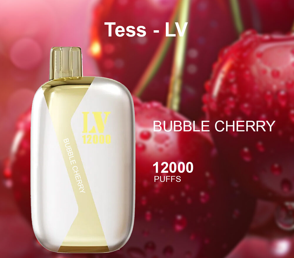TESS - LV BUBBLE CHERRY - 12000 PUFFS