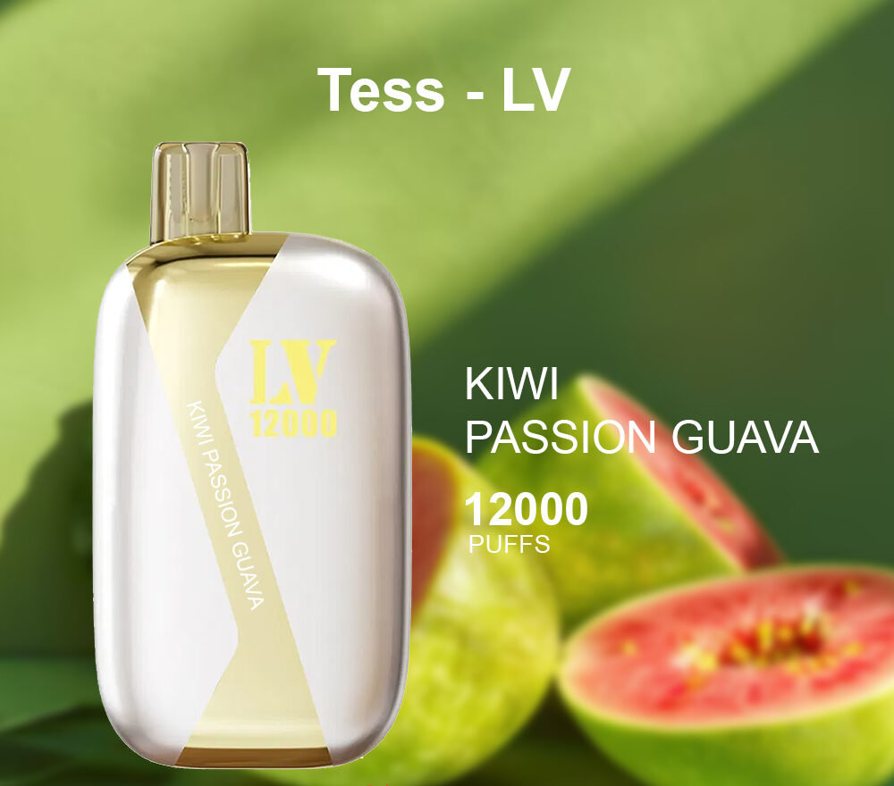 TESS - LV KIWI PASSION GUAVA - 12000 PUFFS