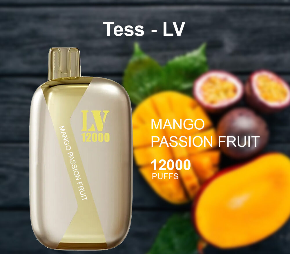TESS - LV MANGO PASSION FRUIT - 12000 PUFFS