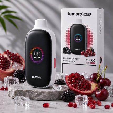 TOMORO MAX 15K - BLACKBERRY CHERRY POMEGRANATE - 15000 PUFFS — Buy Online Australia | VapesAU