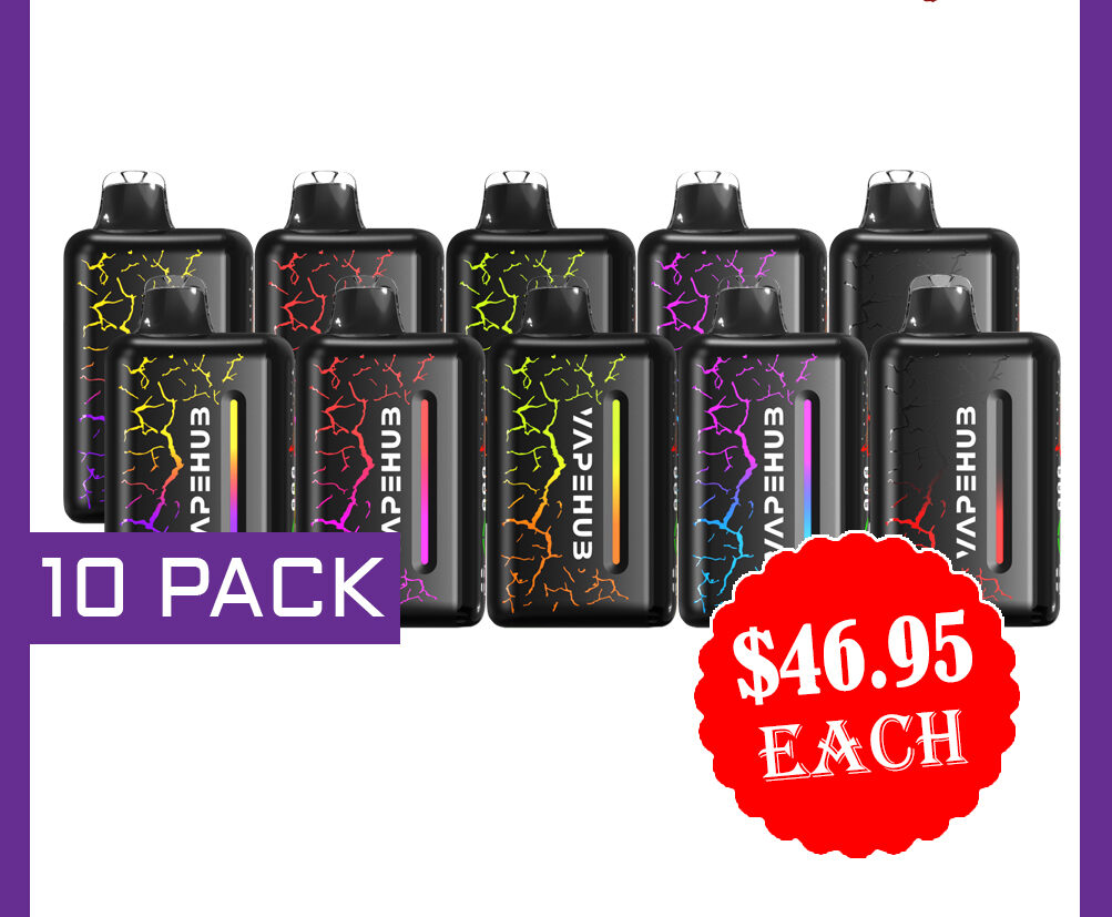 VAPEHUB 20000 PUFFS - 10 PACK