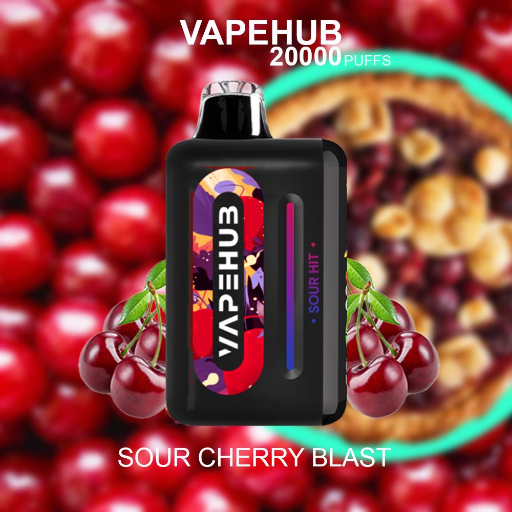 VAPEHUB SOUR CHERRY BLAST - 20000 PUFFS