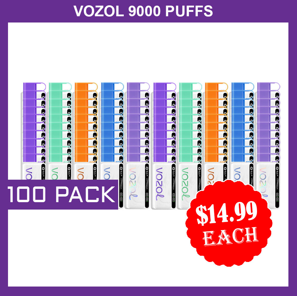 VOZOL 9000 PUFFS - 100 PACK — Buy Online Australia | Aussie Vape