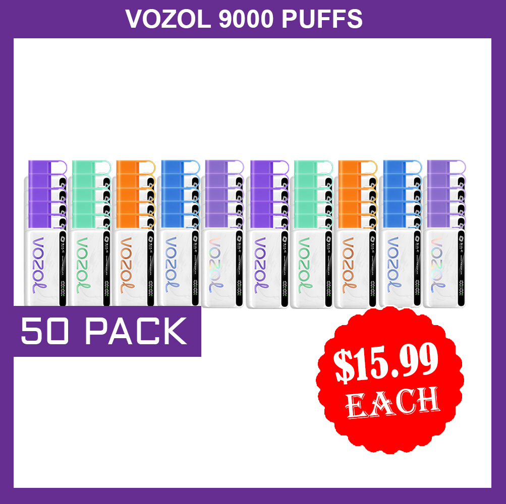 VOZOL 9000 PUFFS - 50 PACK — Buy Online Australia | Aussie Vape