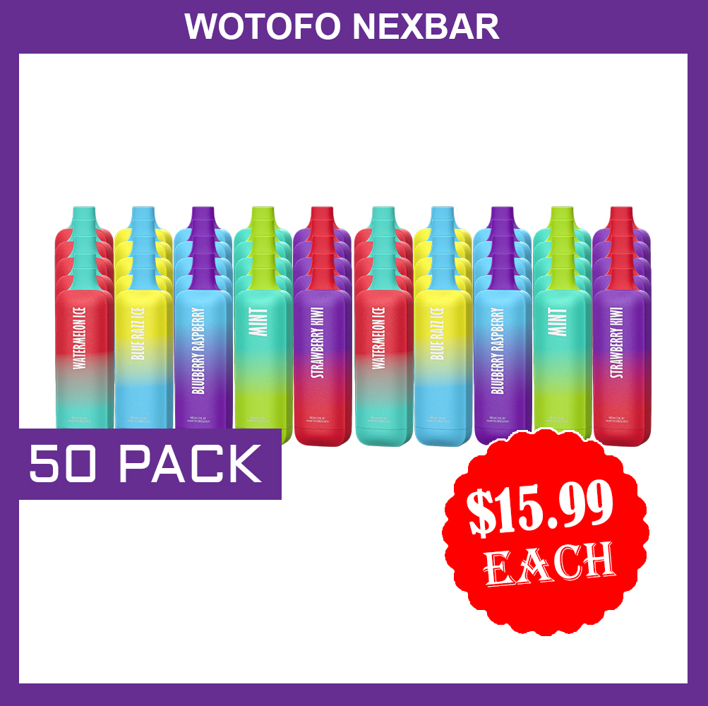 WOTOFO NEXBAR 7000 PUFFS - 50 PACK — Buy Online Australia | Aussie Vape
