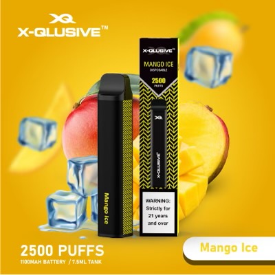 X - QLUSIVE MANGO ICE - 2500 PUFFS