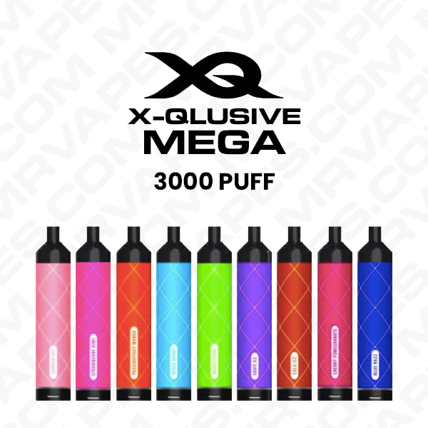 X - QLUSIVE MEGA - 3600 PUFFS - 20 PACK