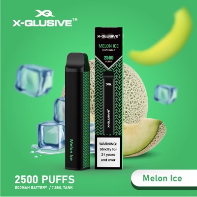 X - QLUSIVE MELON ICE - 2500 PUFFS