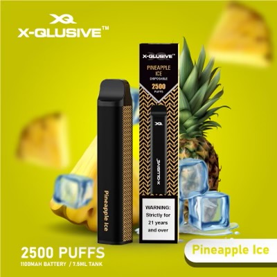 X - QLUSIVE PINEAPPLE ICE - 2500 PUFFS