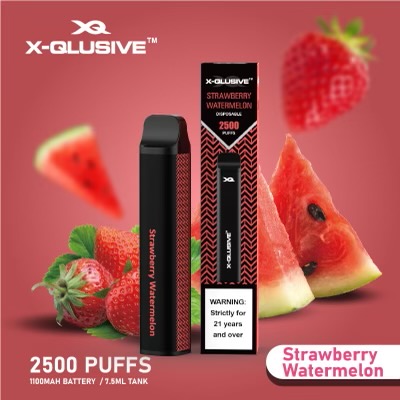 X - QLUSIVE STRAWBERRY WATERMELON - 2500 PUFFS