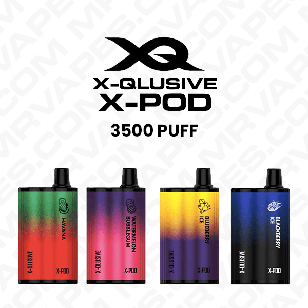 X - QLUSIVE X - POD - 3800 PUFFS - 10 PACK