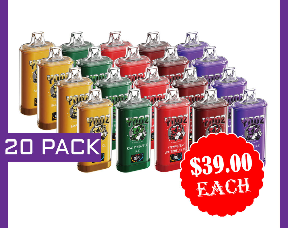 YOOZ ULTRA - 15000 PUFFS - 20 PACK — Buy Online Australia | Aussie Vape