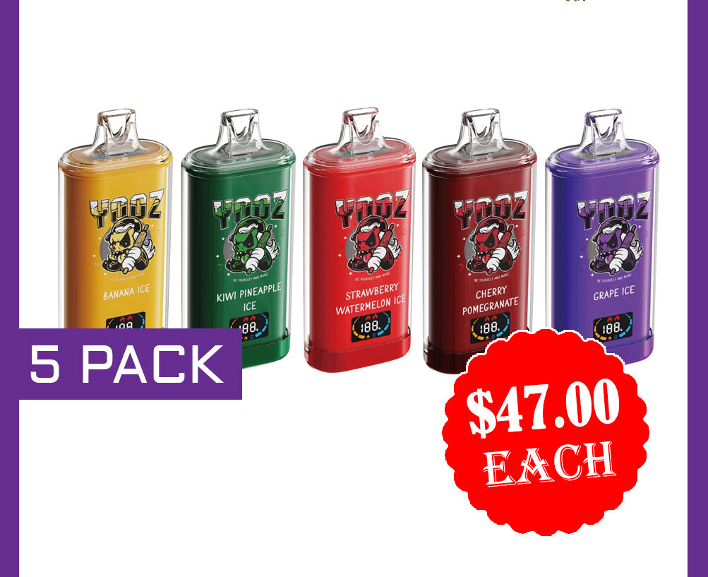 yooz - ultra - 15000 - puffs - 5 - pack